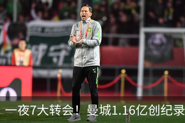 一夜7大转会！曼城1.16亿创纪录，渣叔接手德国队，英超意甲西甲全线大洗牌